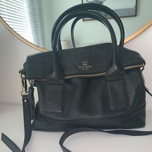 Kate Spade Black Leather Tote